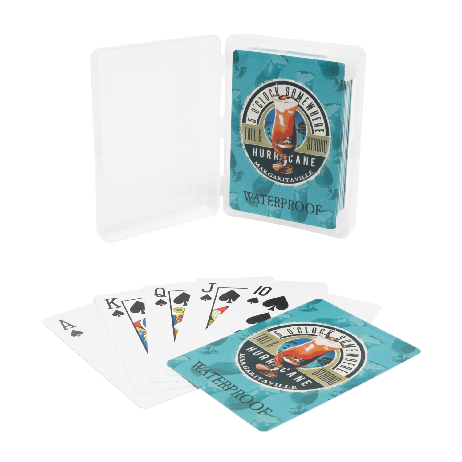 slide 5 of 6, GECKOBRANDS Marg Waterproof Playing Cards - Asrt, 1 ct