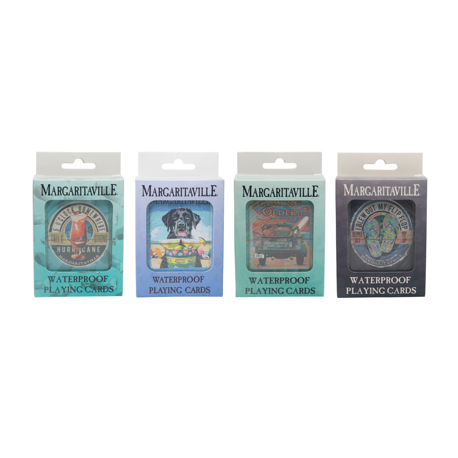 slide 1 of 6, GECKOBRANDS Marg Waterproof Playing Cards - Asrt, 1 ct