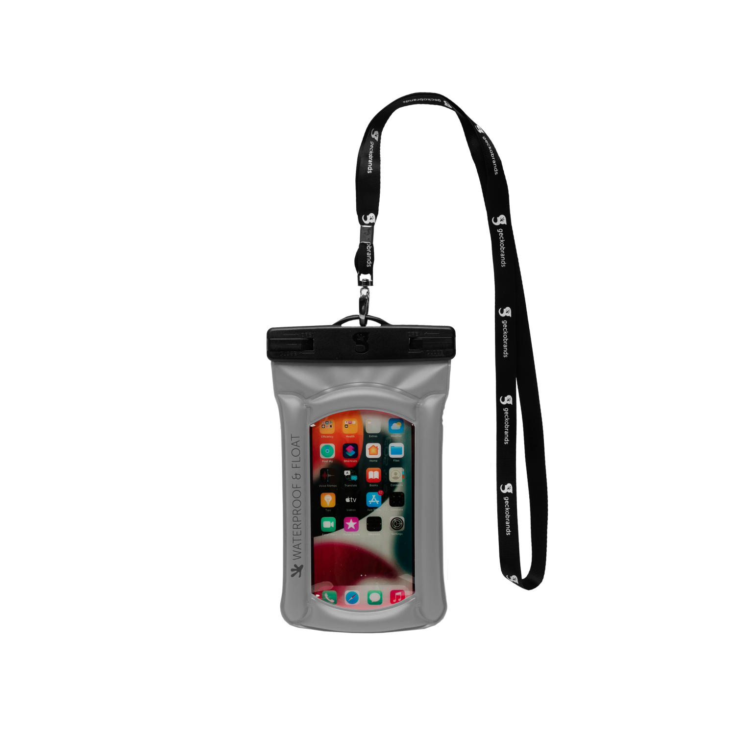 slide 2 of 3, GECKOBRANDS Gecko Float Phone Dry Bag - Asrt Wt-Gy, 1 ct