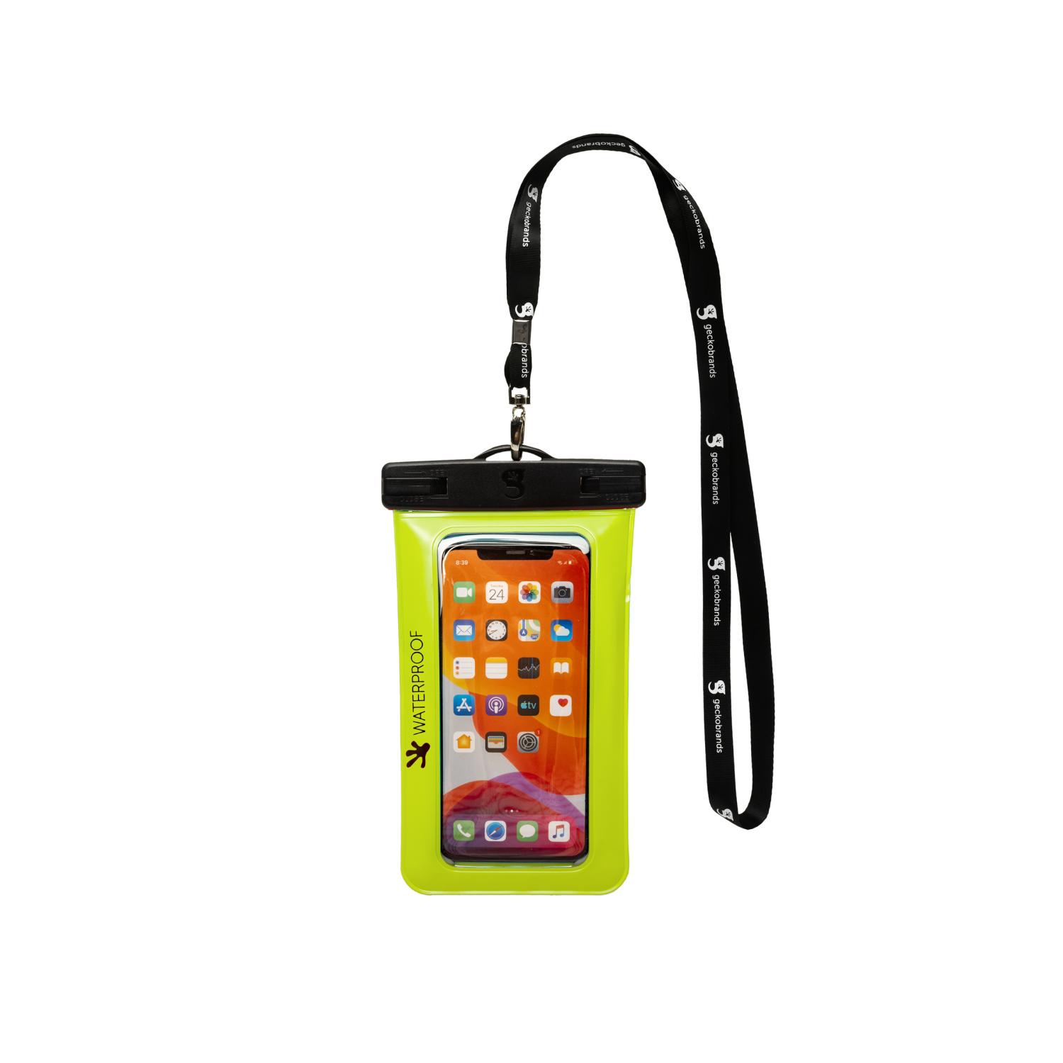 slide 3 of 5, GECKOBRANDS Gecko Wp Phone Dry Bag - Asrt Wt-Pk-Gn, 1 ct