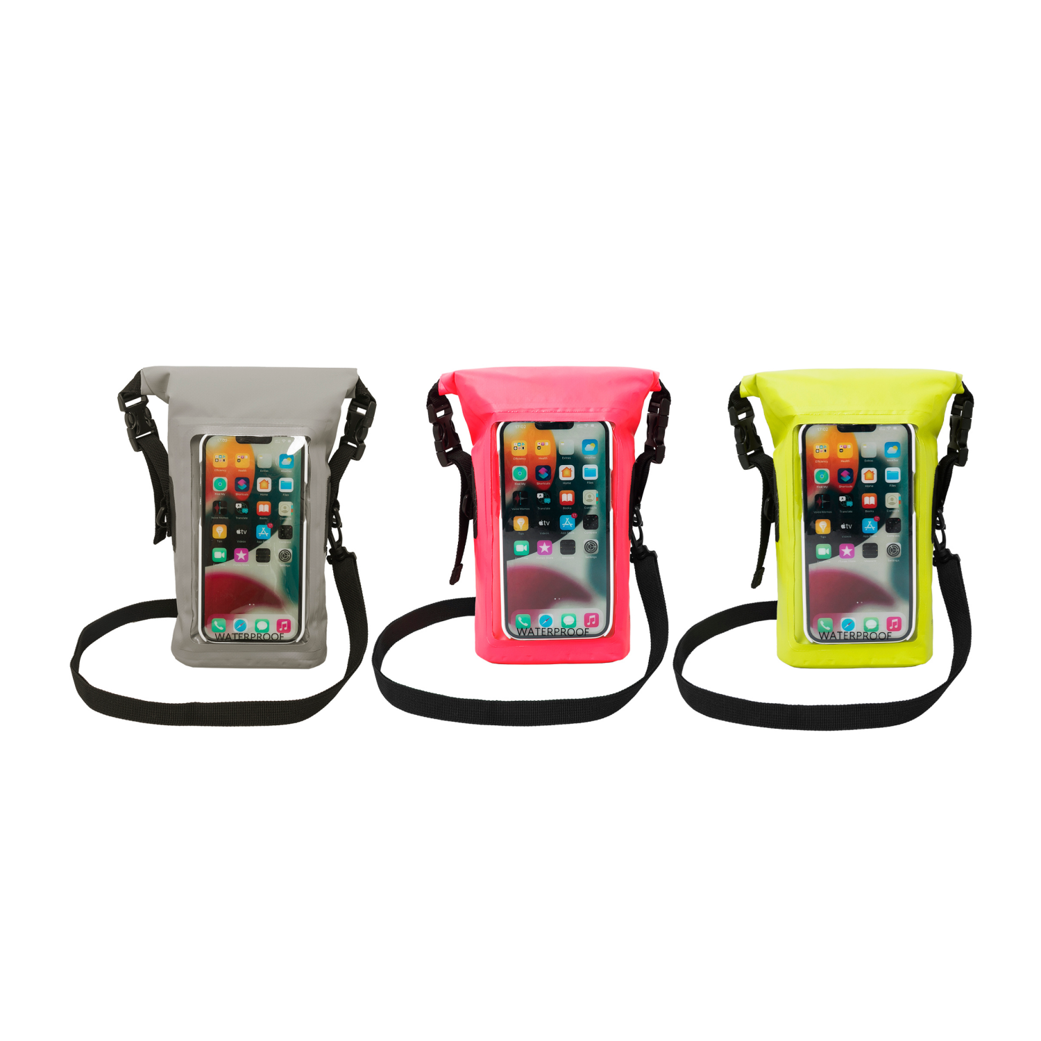 slide 1 of 6, GECKOBRANDS Gecko Wp Phone Tote - Asrt Gn-Pk-Gy, 1 ct