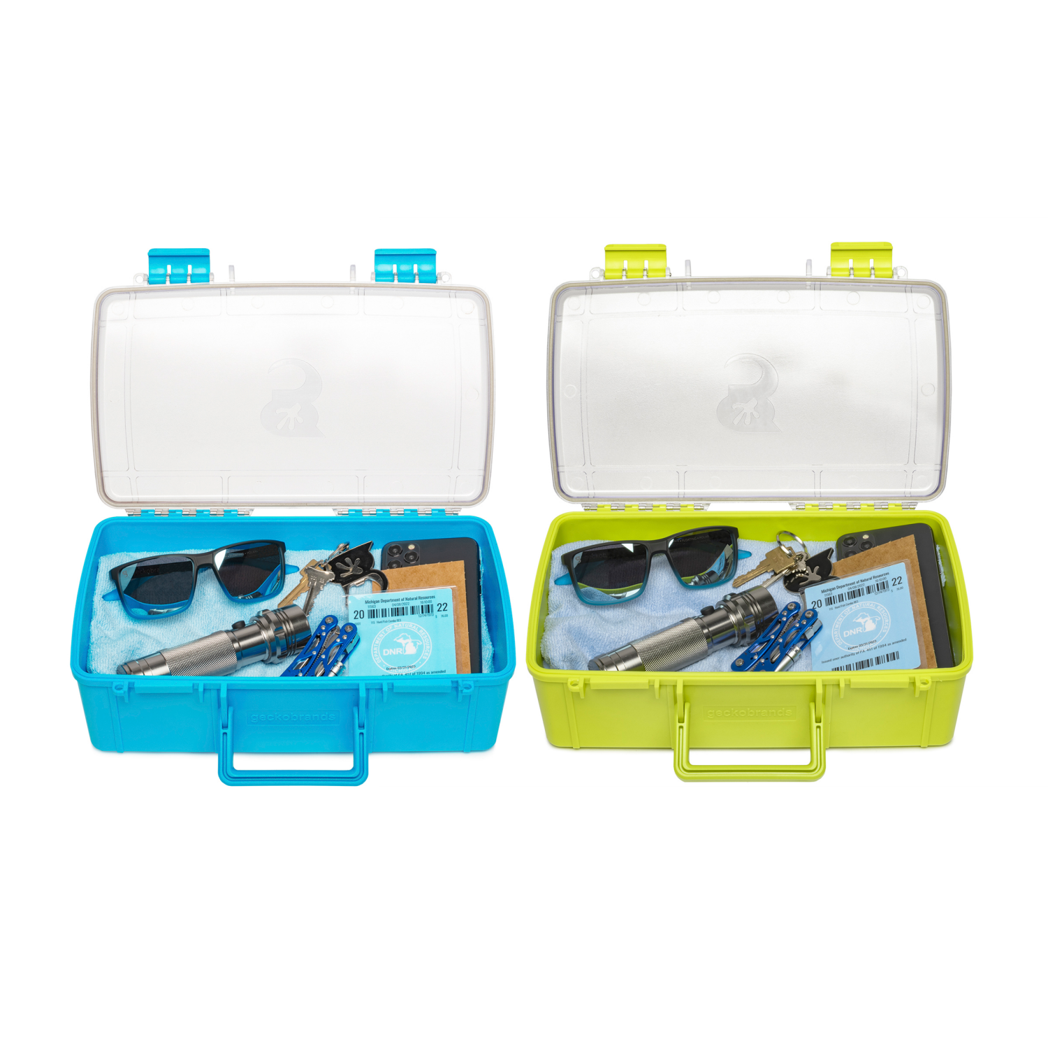 slide 2 of 7, Geckobrands Waterproof X-Large Dry Box, Assorted Colors, 1 ct