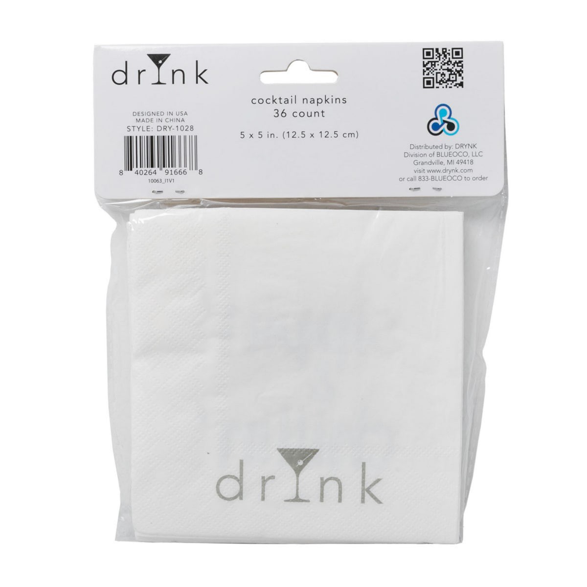slide 13 of 17, Drynk Cocktail Napkins, 36 ct