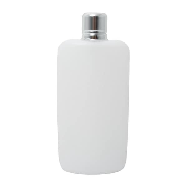 slide 4 of 13, Bary3 Plastic Flask W/Shot Glass Cap, 16 oz; 473 ml