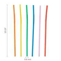 slide 3 of 17, Kolorae Reusable Drink Pouches w/ Straws, 6 ct