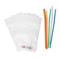 slide 7 of 17, Kolorae Reusable Drink Pouches w/ Straws, 6 ct
