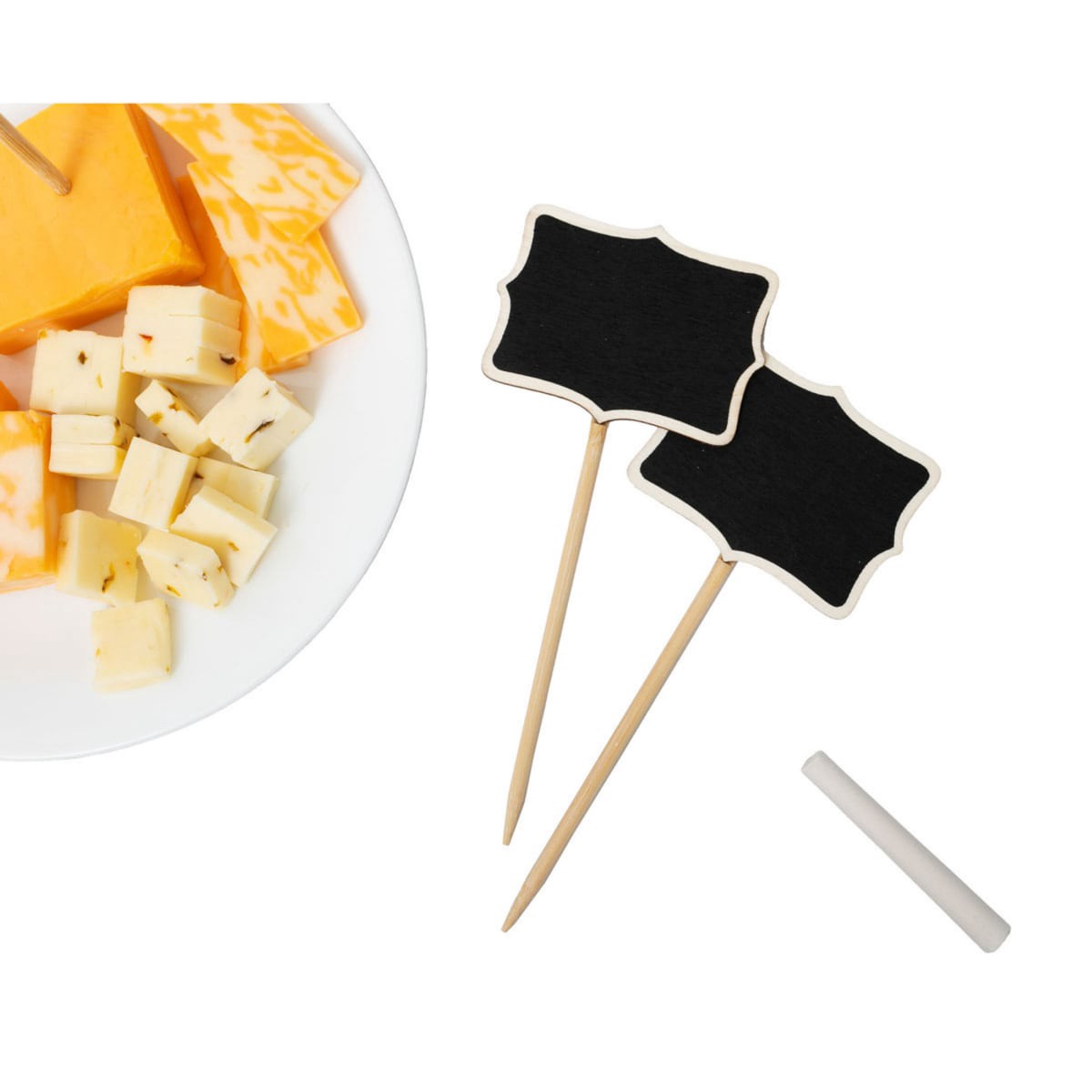 slide 13 of 13, Viovia Cheese Picks & Chalk, 1 ct
