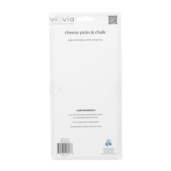 slide 8 of 13, Viovia Cheese Picks & Chalk, 1 ct