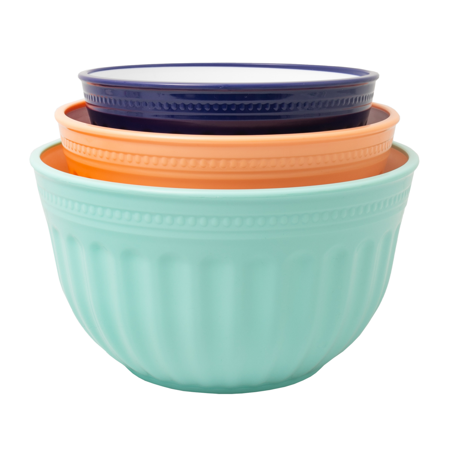 slide 1 of 5, Kolorae Microwave Mixing Bowls Set of 3, 1 ct