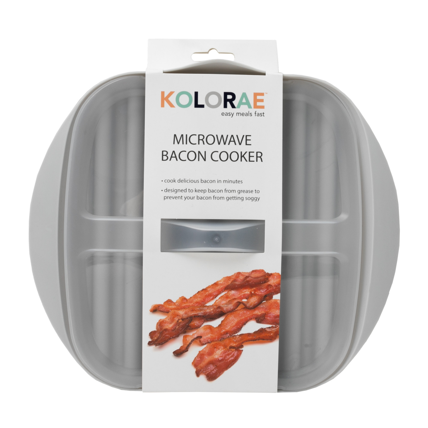 slide 2 of 5, Kolorae Microwave Bacon Cooker Pdq, 1 ct
