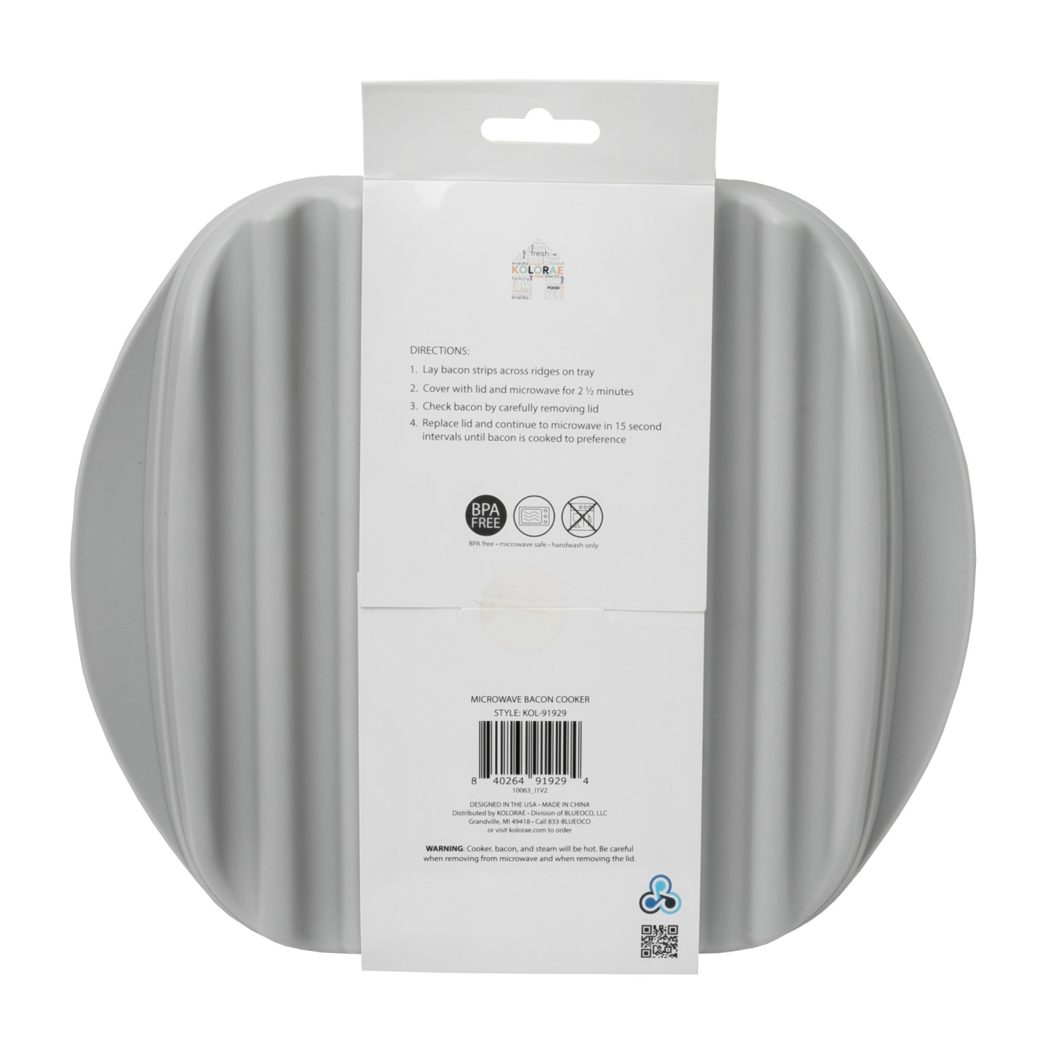 slide 3 of 5, Kolorae Microwave Bacon Cooker Pdq, 1 ct