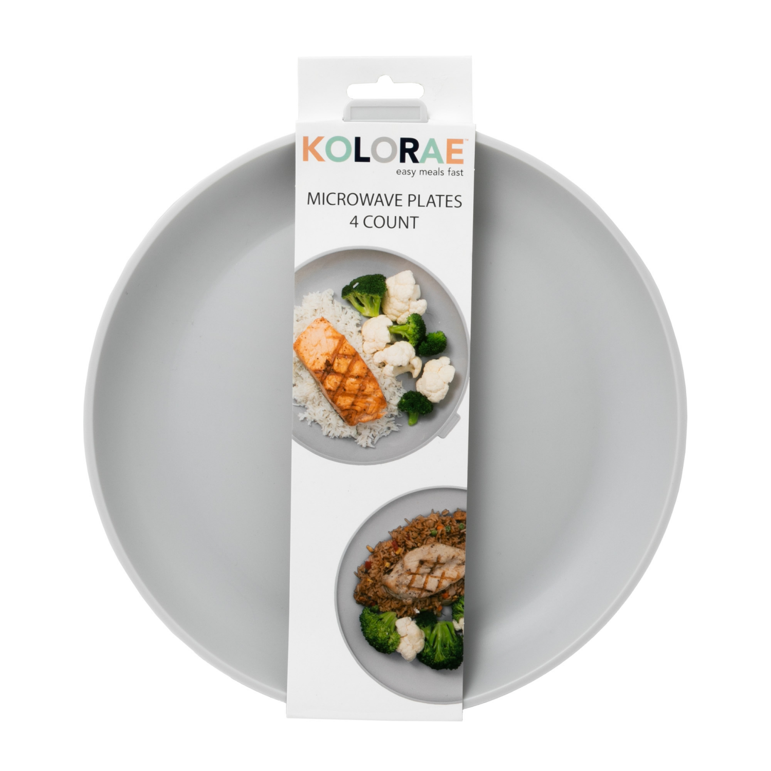 slide 5 of 7, Kolorae Microwave Plates PDQ, 1 ct