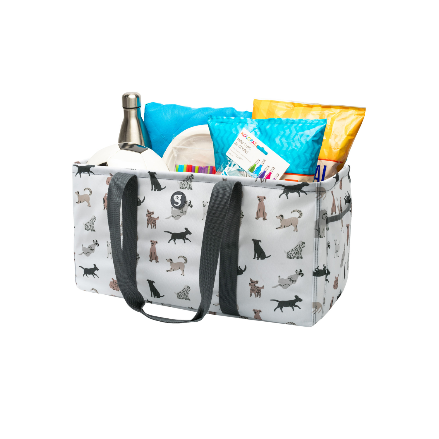 slide 5 of 7, Geckobrands Large Utility Tote, Assorted Pet Neutral, 1 ct