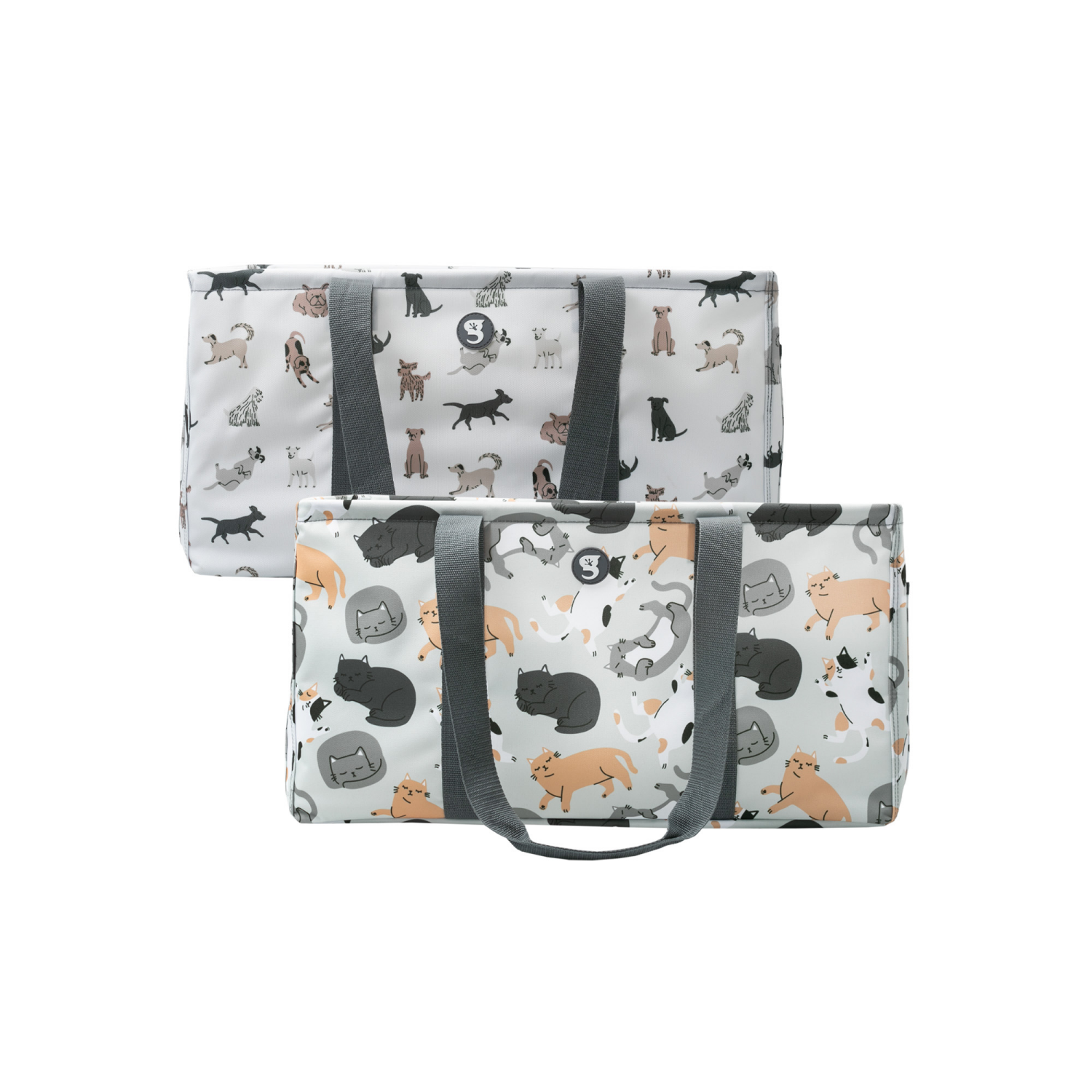 slide 1 of 7, Geckobrands Large Utility Tote, Assorted Pet Neutral, 1 ct