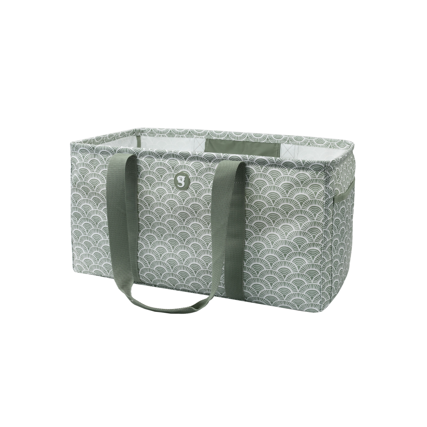 slide 4 of 7, Geckobrands Large Utility Tote, Assorted Olive Sage, 1 ct