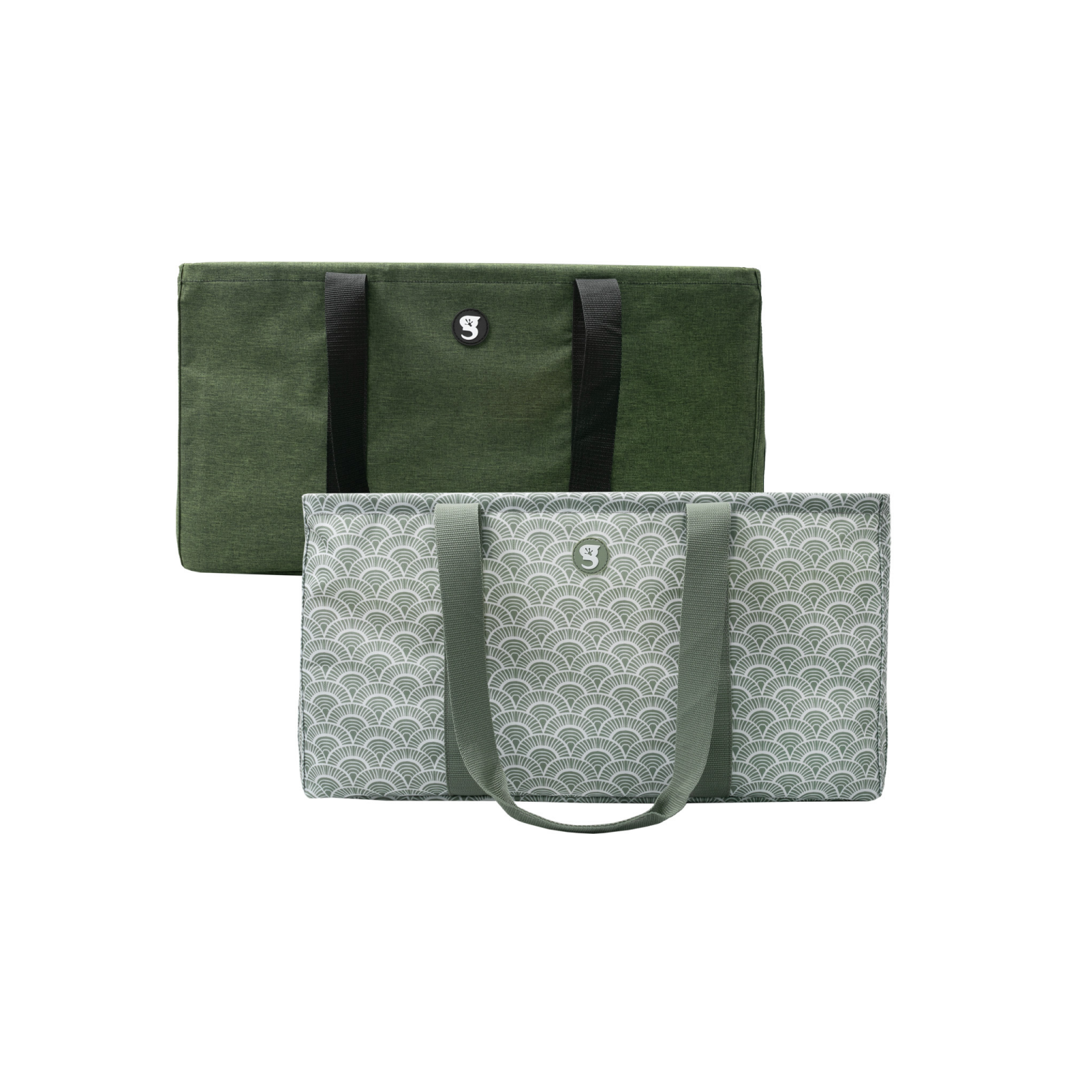 slide 1 of 7, Geckobrands Large Utility Tote, Assorted Olive Sage, 1 ct