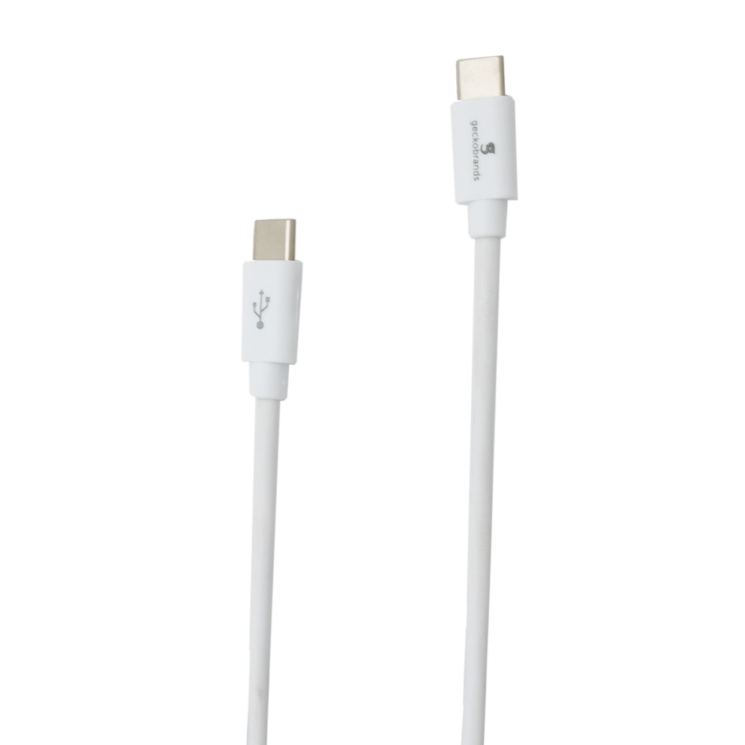 slide 2 of 4, Gecko Usb-C Charging Cable White 2 Count, 2 ct