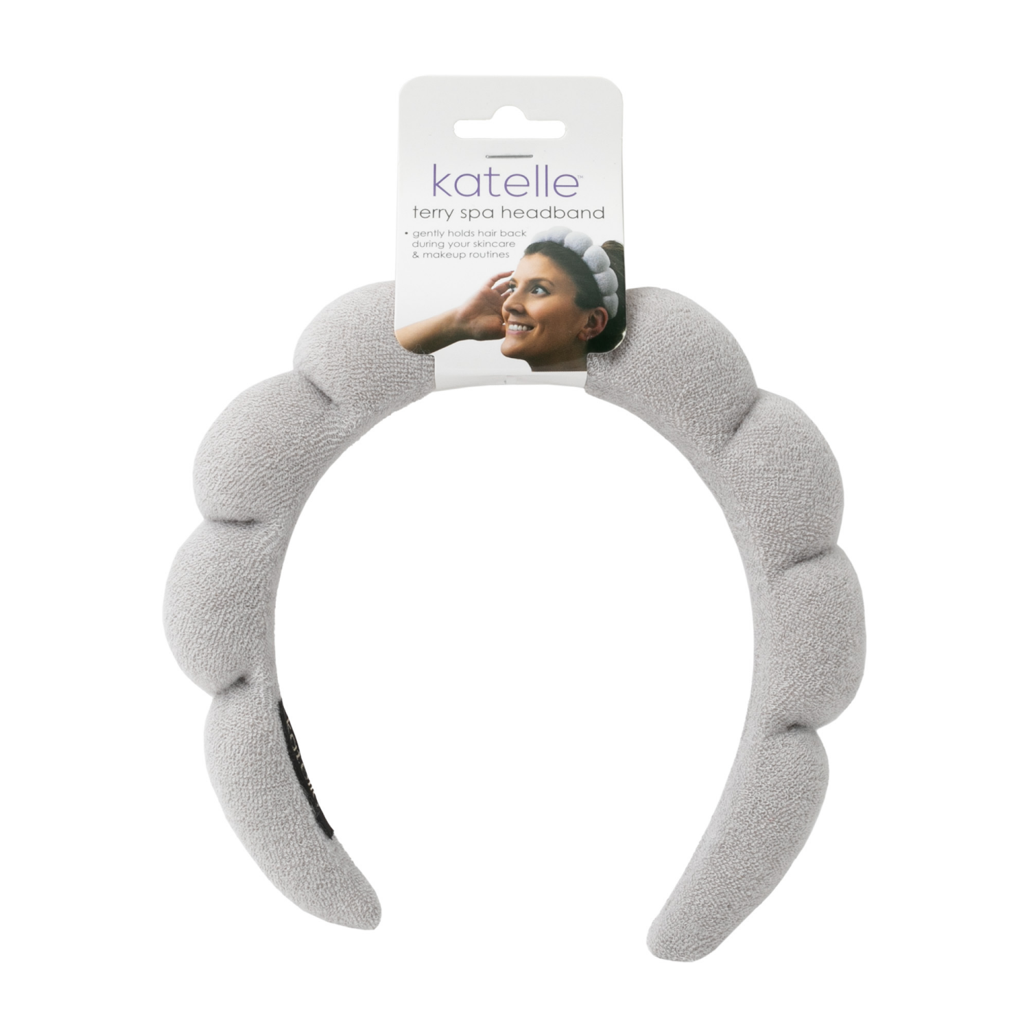 slide 1 of 4, Katelle Terry Spa Headband, 1 ct