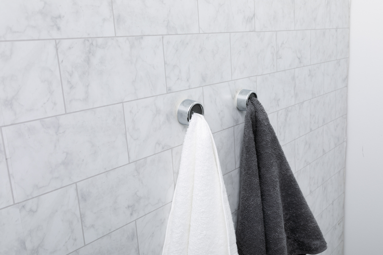 slide 4 of 5, Broxan Adhesive Mount Towel Holder 4 Count, 4 ct