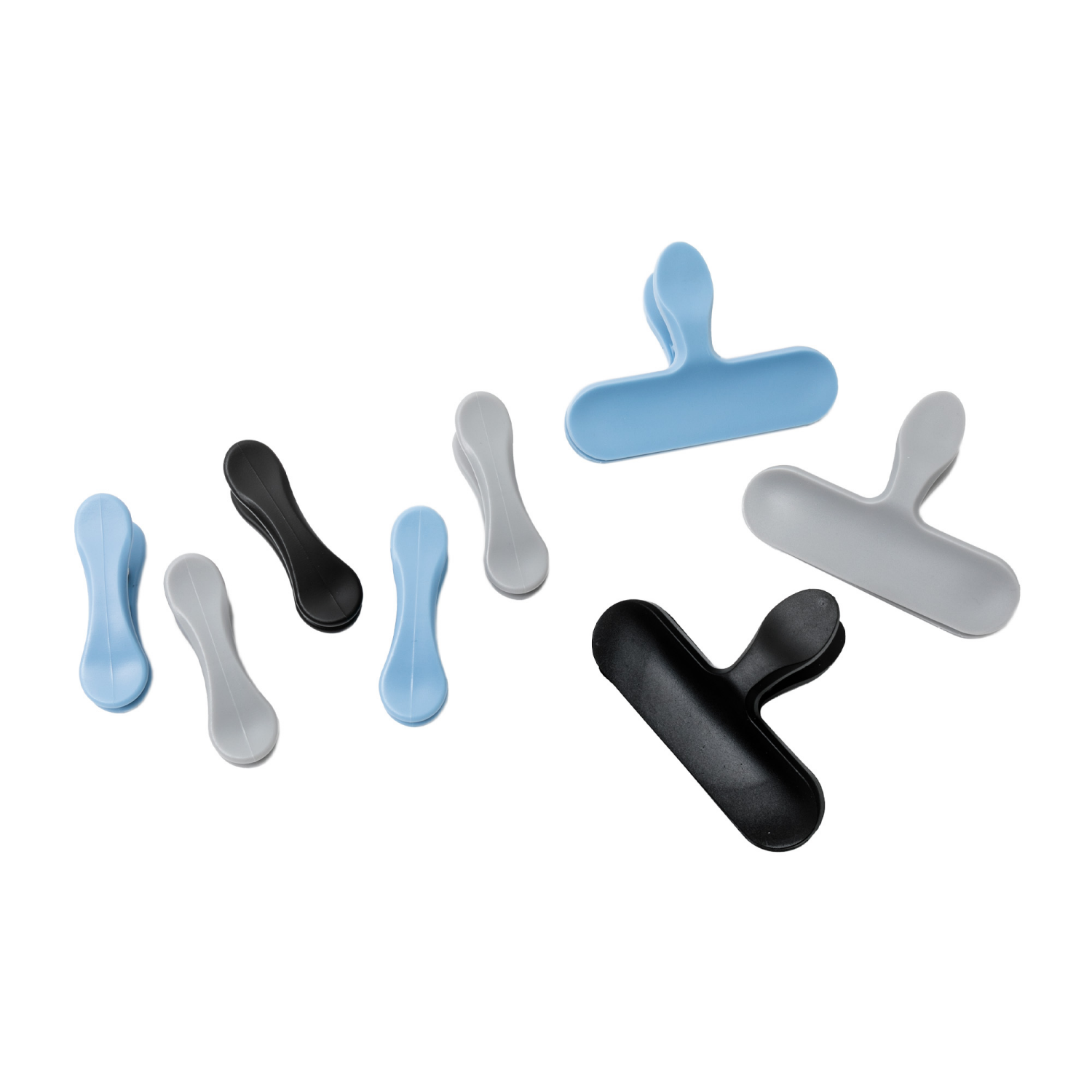 slide 3 of 3, Kolorae Neutral Bag Clips Set Of 8, 1 ct