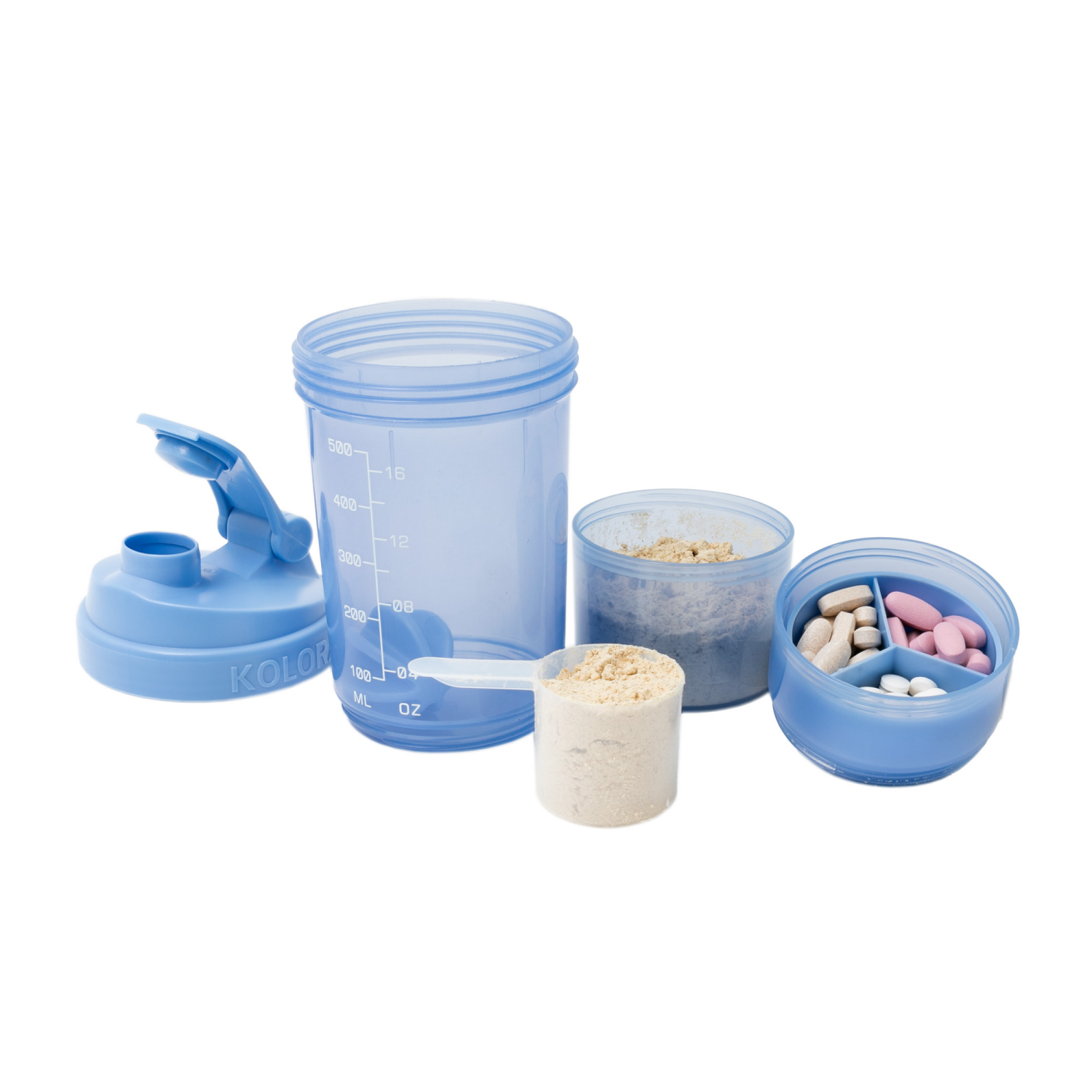 slide 5 of 6, Kolorae Fitness Shaker Cup Neutrals, Assorted Colors, 1 ct