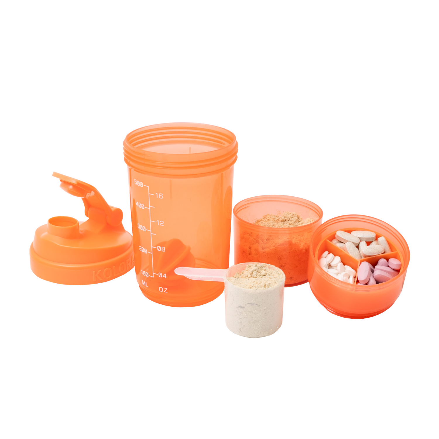 slide 6 of 6, Kolorae Fitness Shaker Cup Brights, Assorted Colors, 1 ct