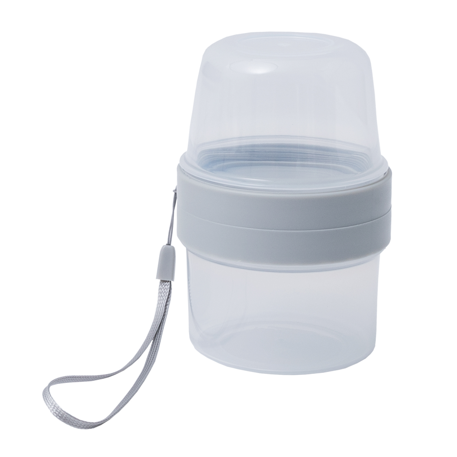 slide 2 of 4, Kolorae 2 Compartment Snack Stack 10 Ounce, 10 oz