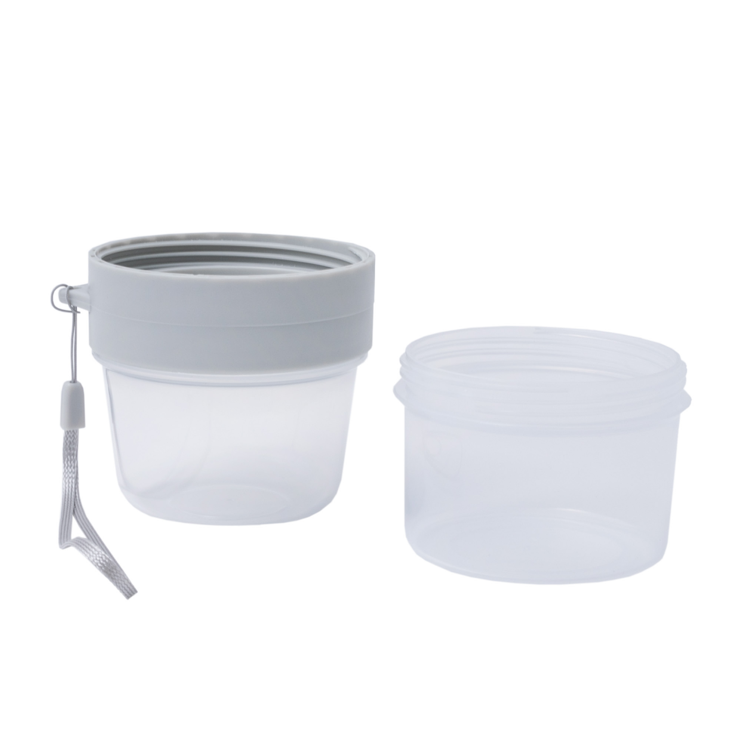 slide 3 of 4, Kolorae 2 Compartment Snack Stack 10 Ounce, 10 oz