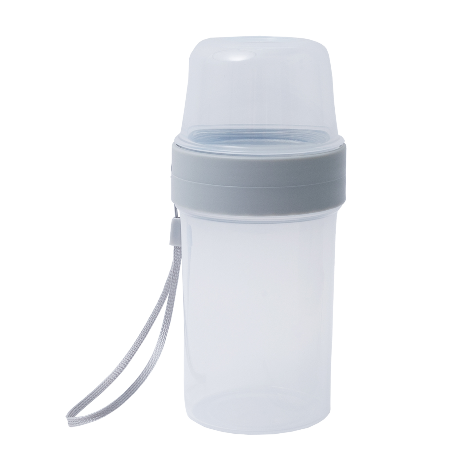 slide 2 of 4, Kolorae 2 Compartment Snack Stack 16 Ounce, 16 oz