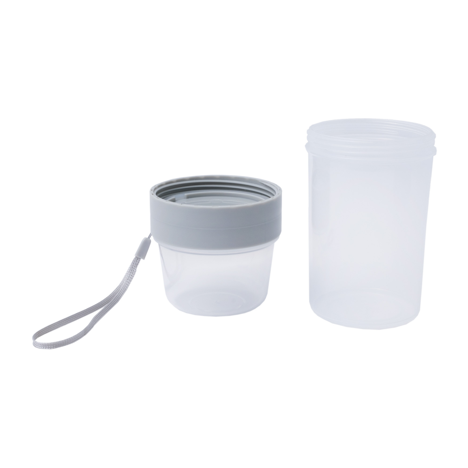 slide 3 of 4, Kolorae 2 Compartment Snack Stack 16 Ounce, 16 oz