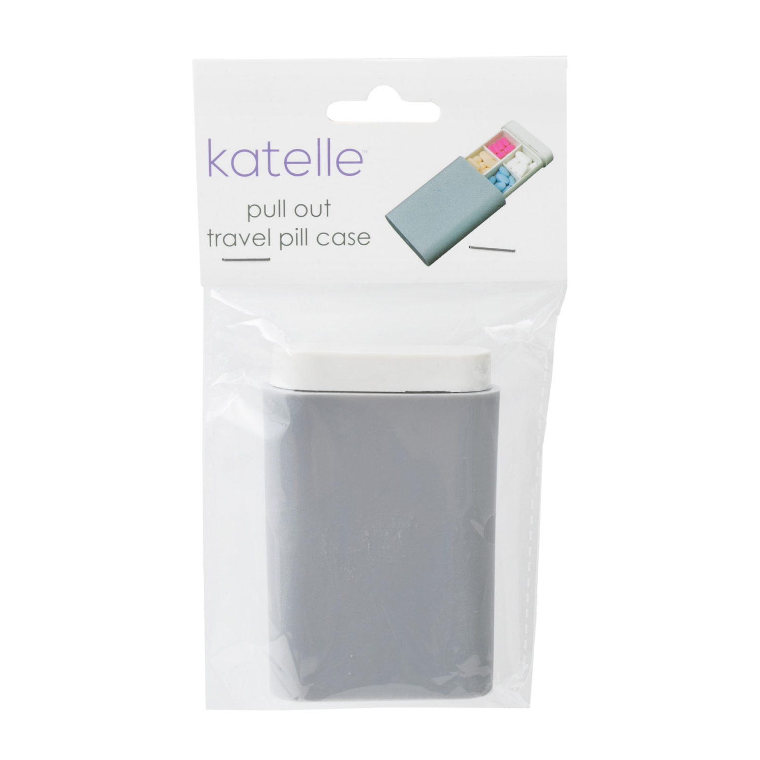 slide 1 of 2, Katelle Pull Out Travel Pill Case, 1 ct