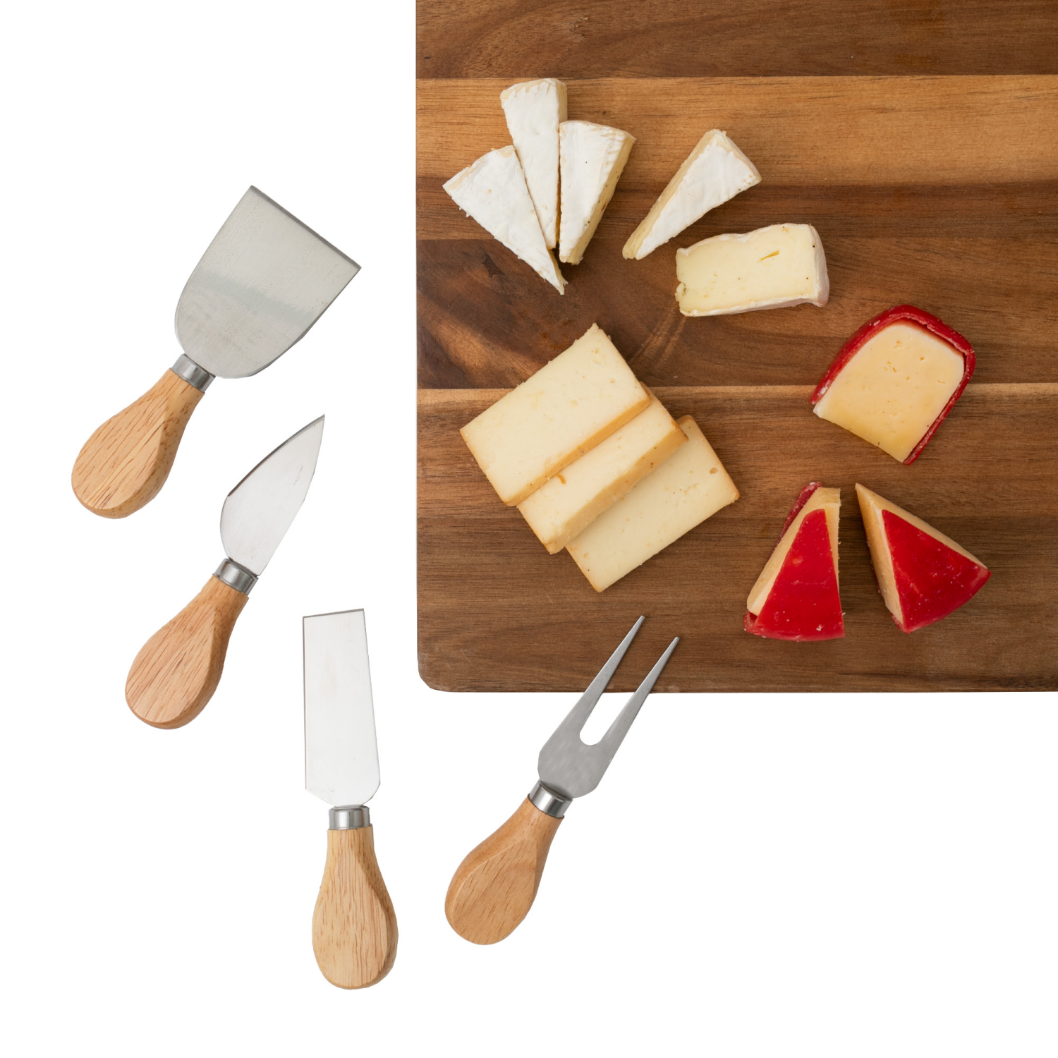 slide 3 of 4, Drynk Cheese Knife Set Of 4, 1 ct