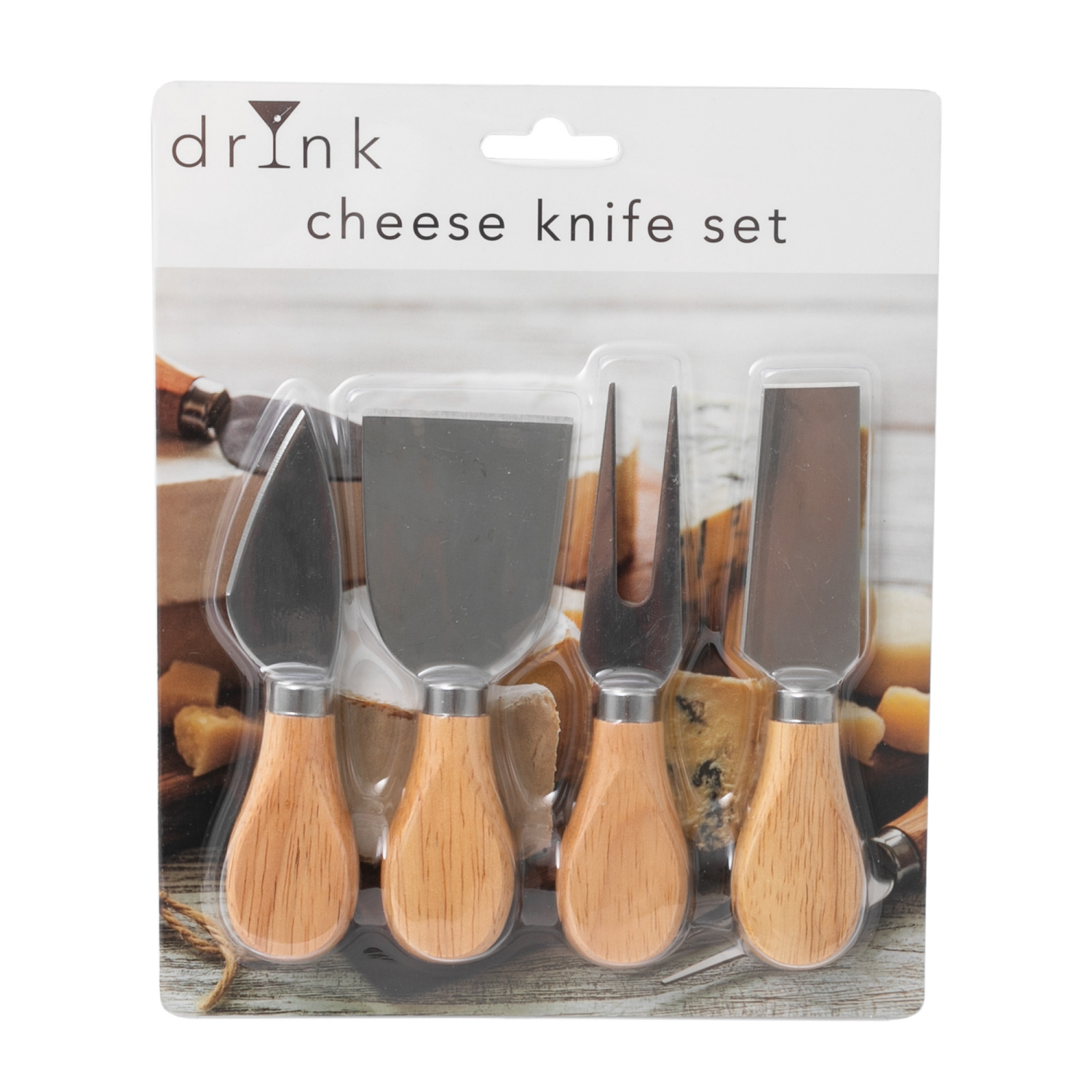 slide 1 of 4, Drynk Cheese Knife Set Of 4, 1 ct