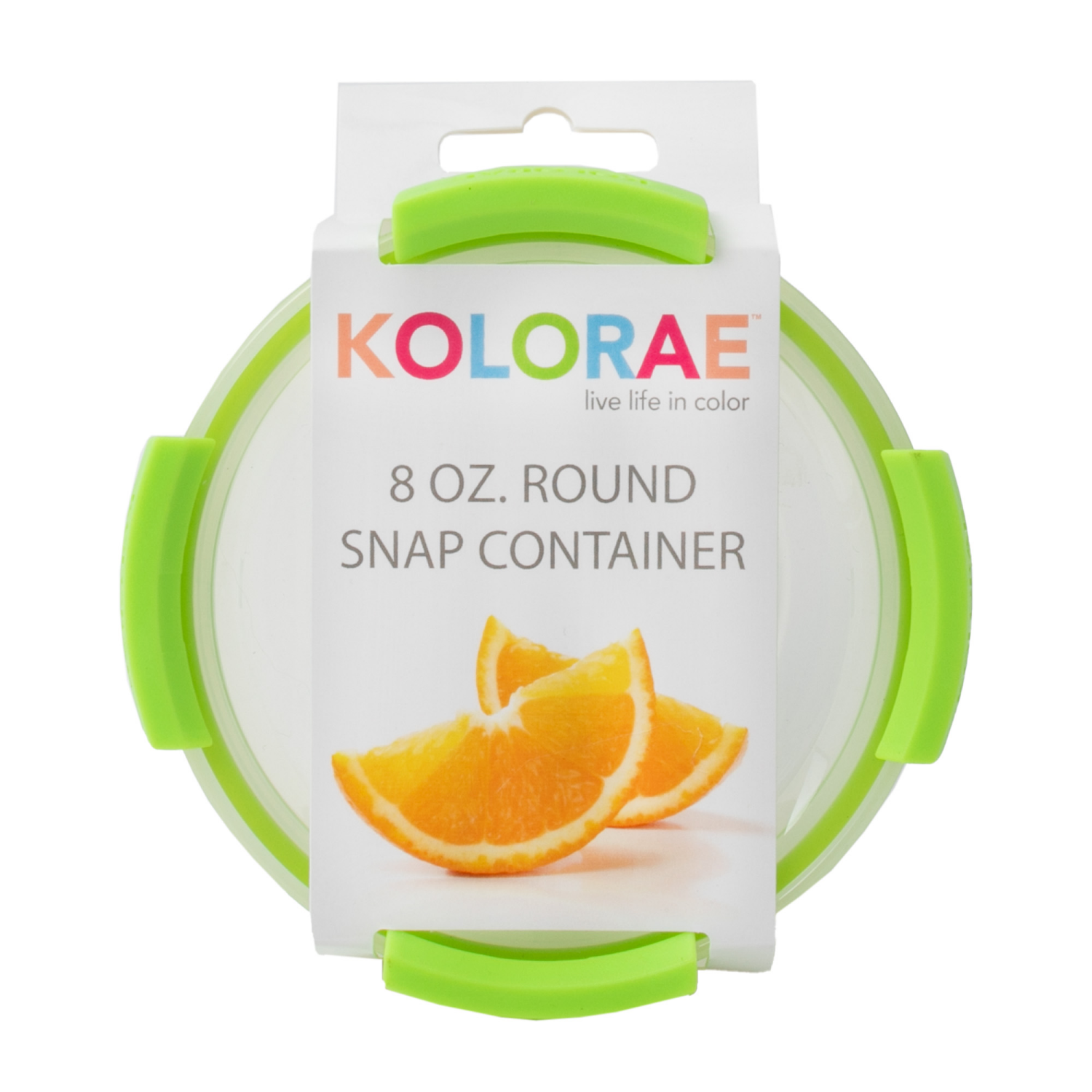 slide 6 of 7, Kolorae 8 Ounce Round Snap Container, 8 oz