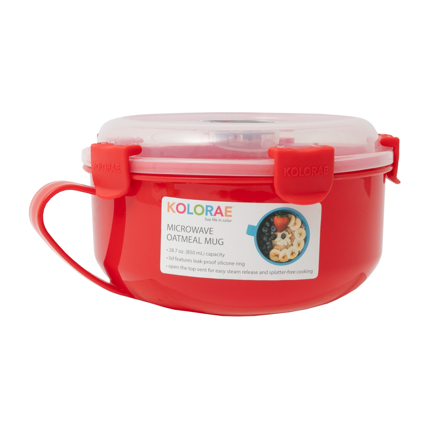 slide 6 of 8, Kolorae Microwave Oatmeal Mug 28 Ounce, Assorted Colors, 28 oz