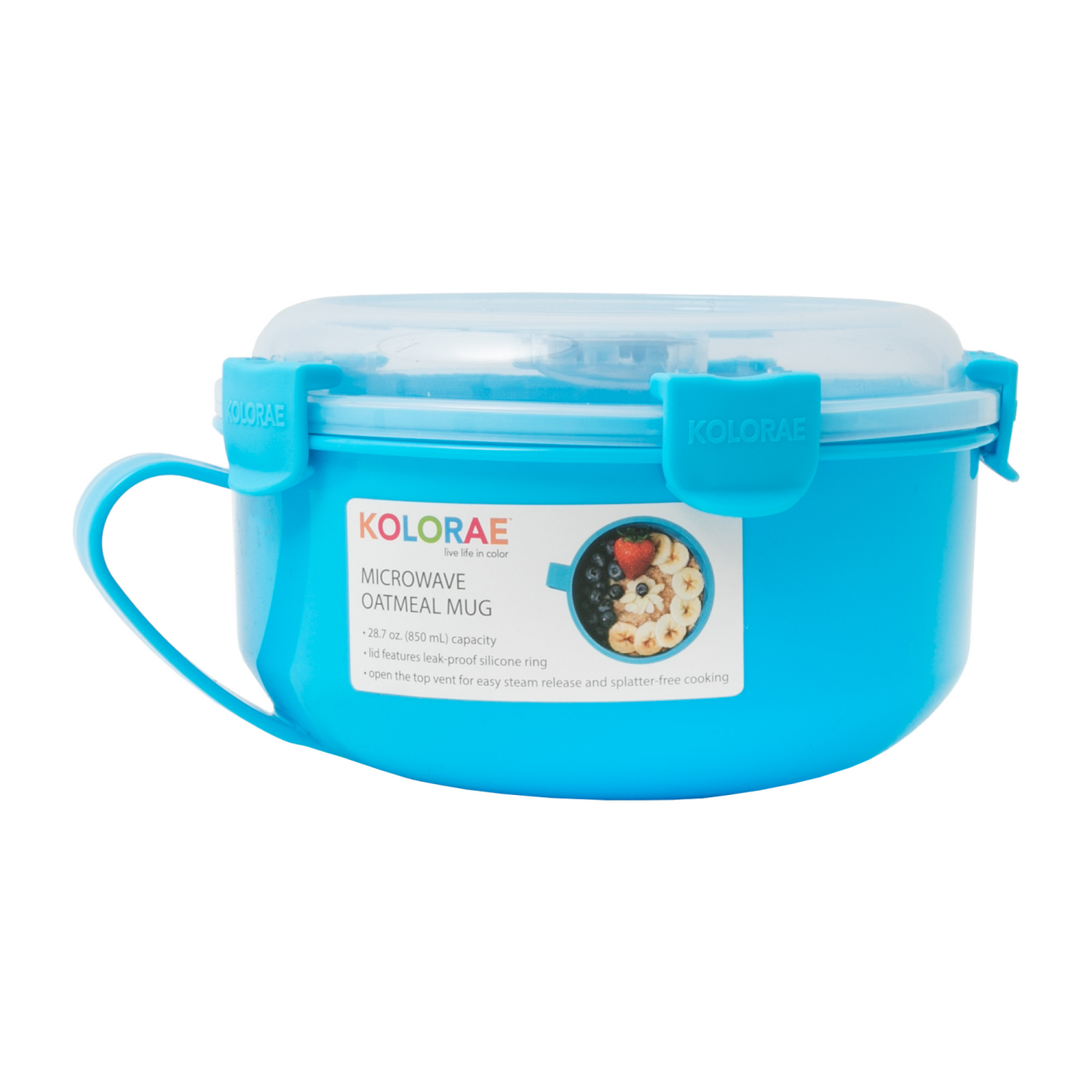 slide 7 of 8, Kolorae Microwave Oatmeal Mug 28 Ounce, Assorted Colors, 28 oz