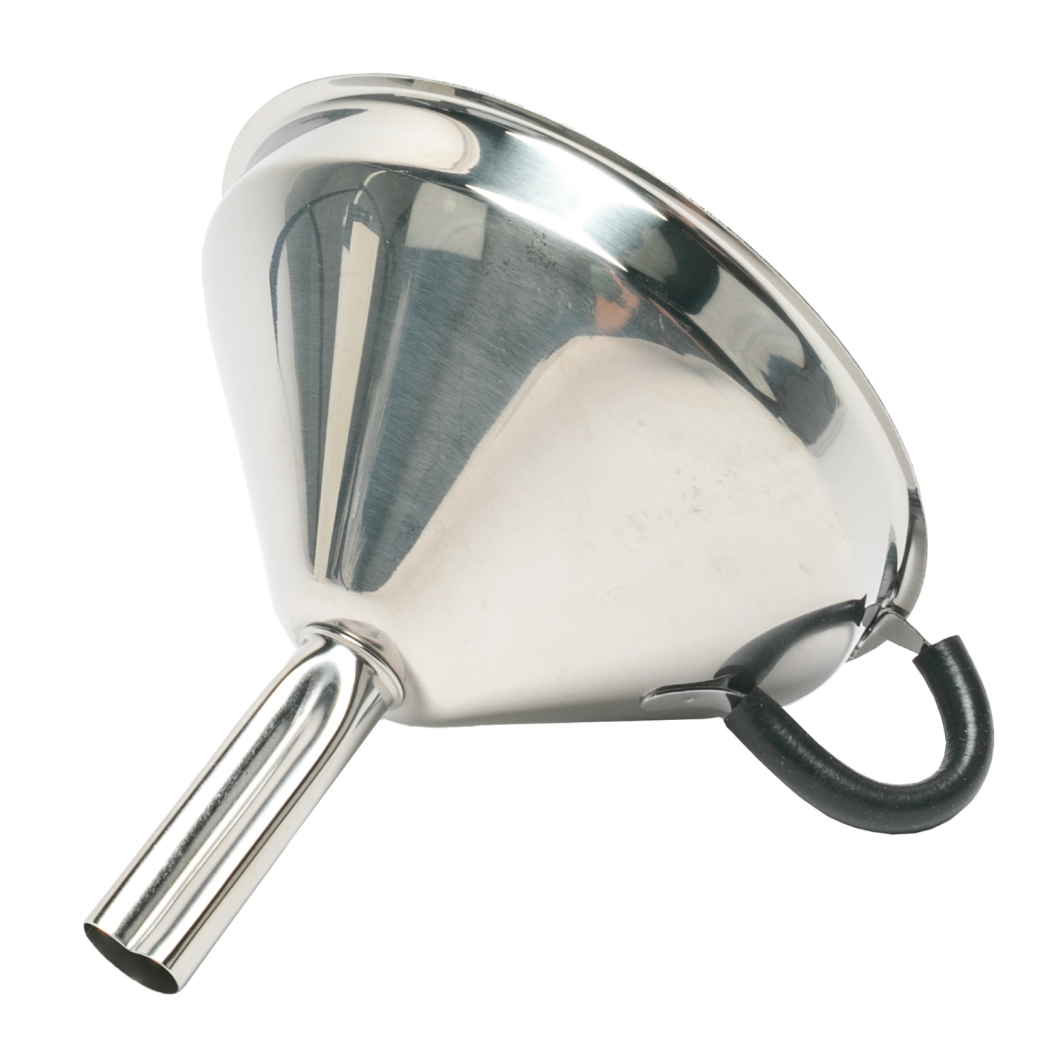 slide 2 of 2, Viovia Stainless Steel Funnel with Silicone Grip, 1 ct
