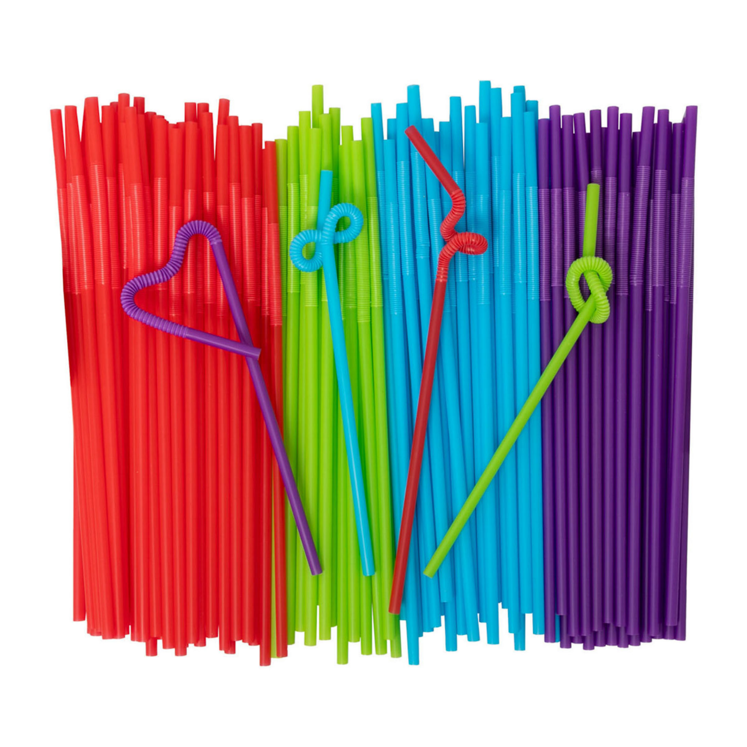 slide 3 of 3, Viovia Super Flex Straws 100 Count, 100 ct