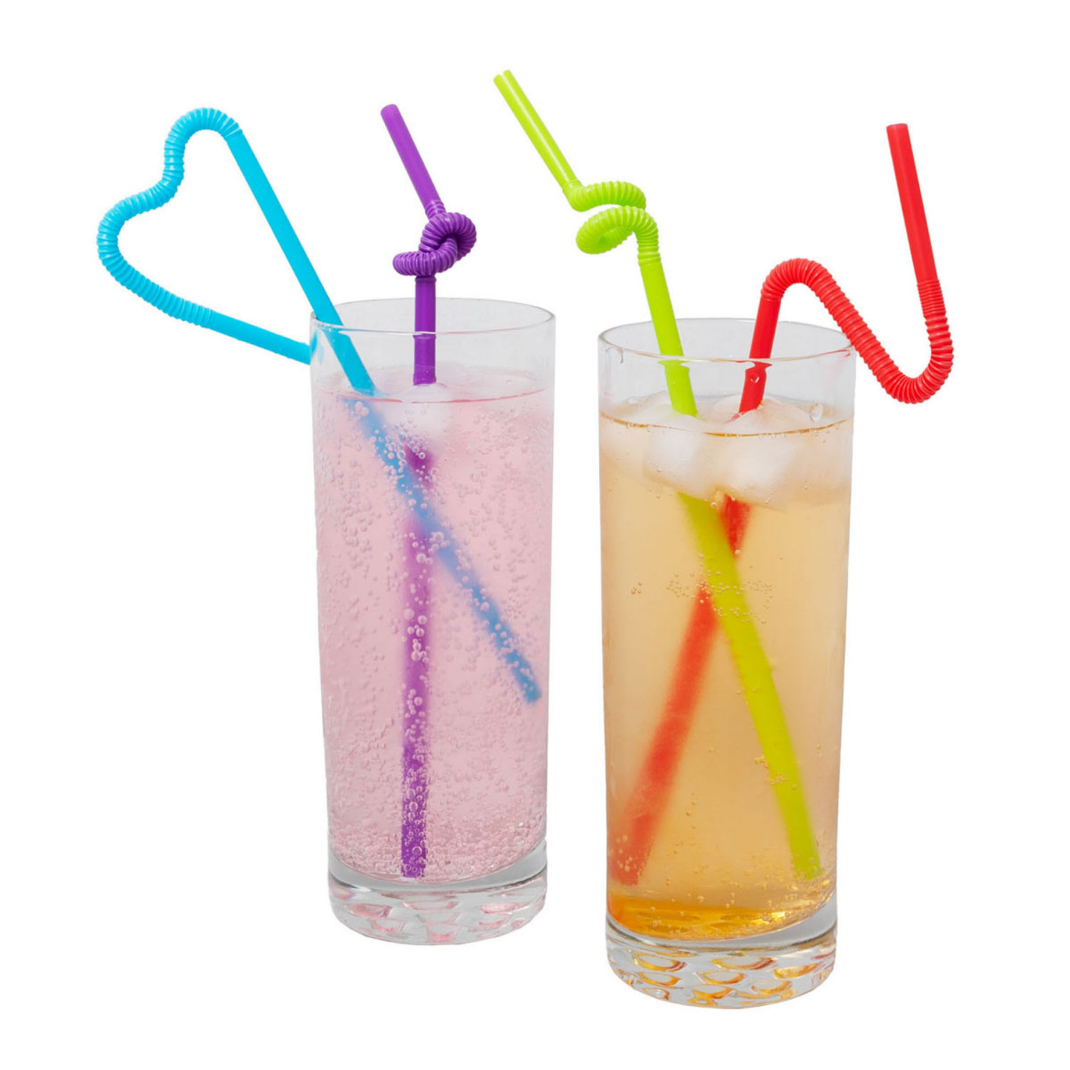 slide 2 of 3, Viovia Super Flex Straws 100 Count, 100 ct