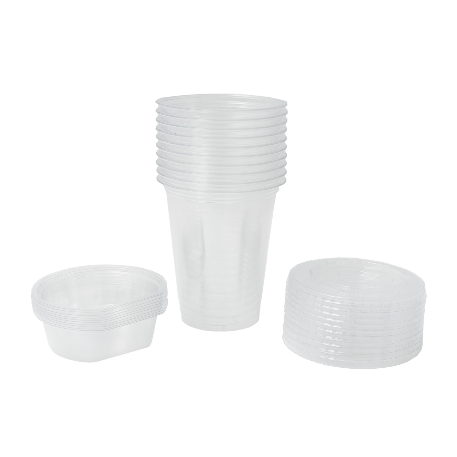 slide 5 of 5, Viovia 12 Oz Parfait Cups, 10 Count, 10 ct; 12 oz