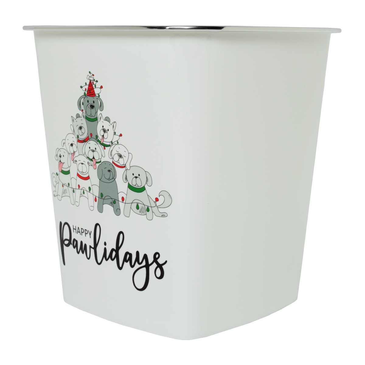 slide 2 of 2, Kolorae Waste Can Happy Pawlidays, 1 ct