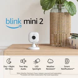 Blink Indoor/Outdoor Plug-in Smart Security Camera 1 ea