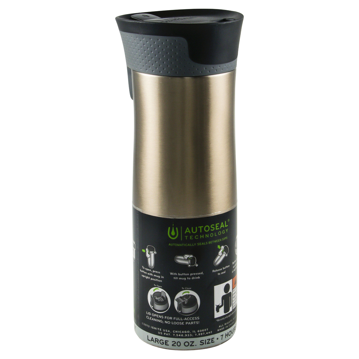 slide 3 of 4, Contigo West Loop Latte, 20 oz