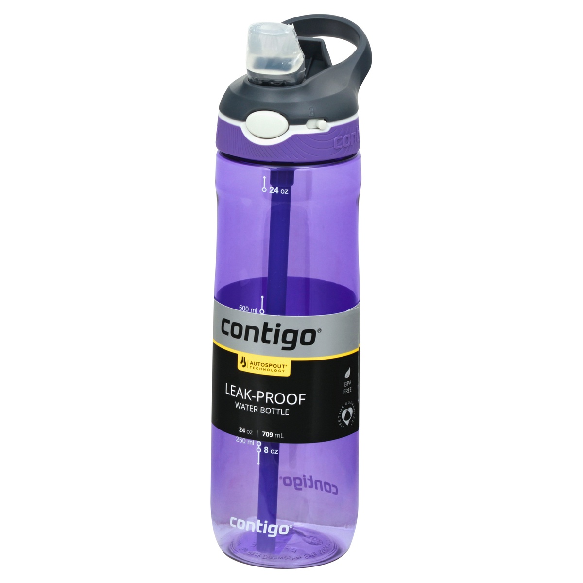  Contigo Autospout Straw Ashland Water Bottle, 24 Oz, Grapevine  : Sports & Outdoors