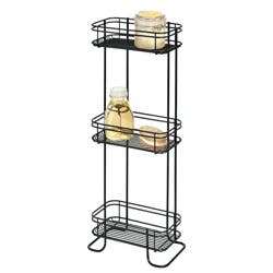 3 Tier Spa Tower - Square W Dip In Front - Black