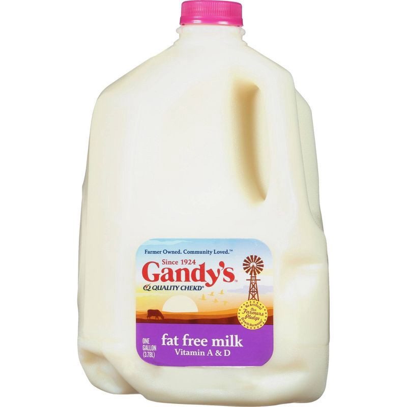 slide 1 of 8, Gandy's Skim Milk - 1gal, 1 gal