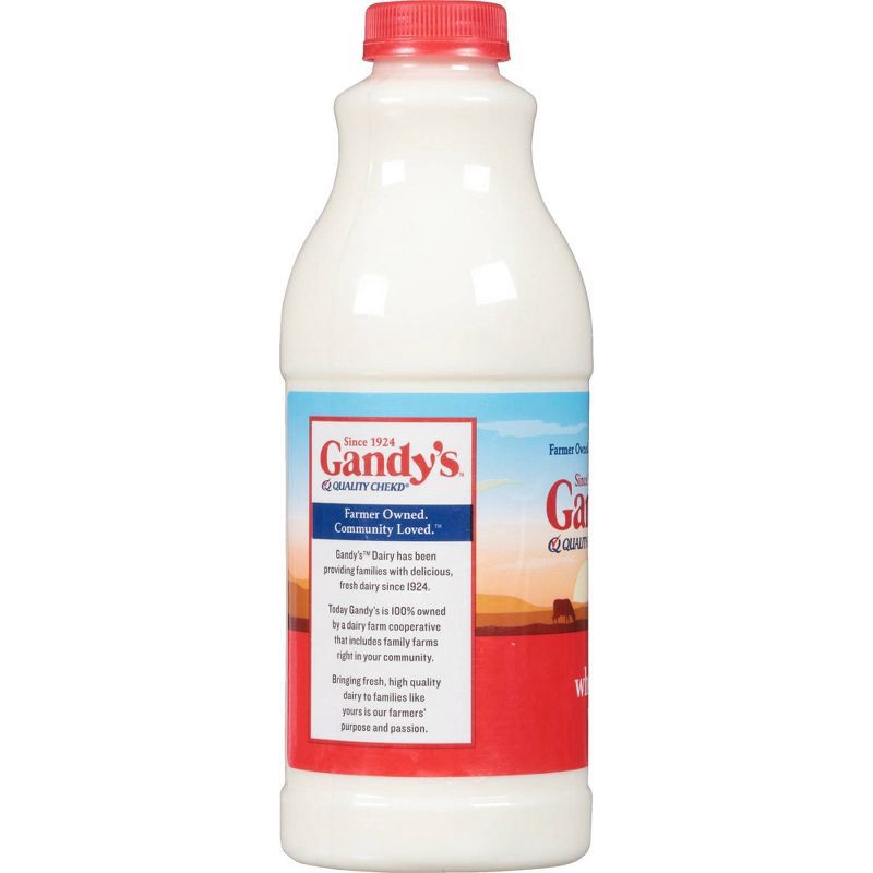 slide 4 of 7, Gandy's Whole Milk - 1qt, 1 qt