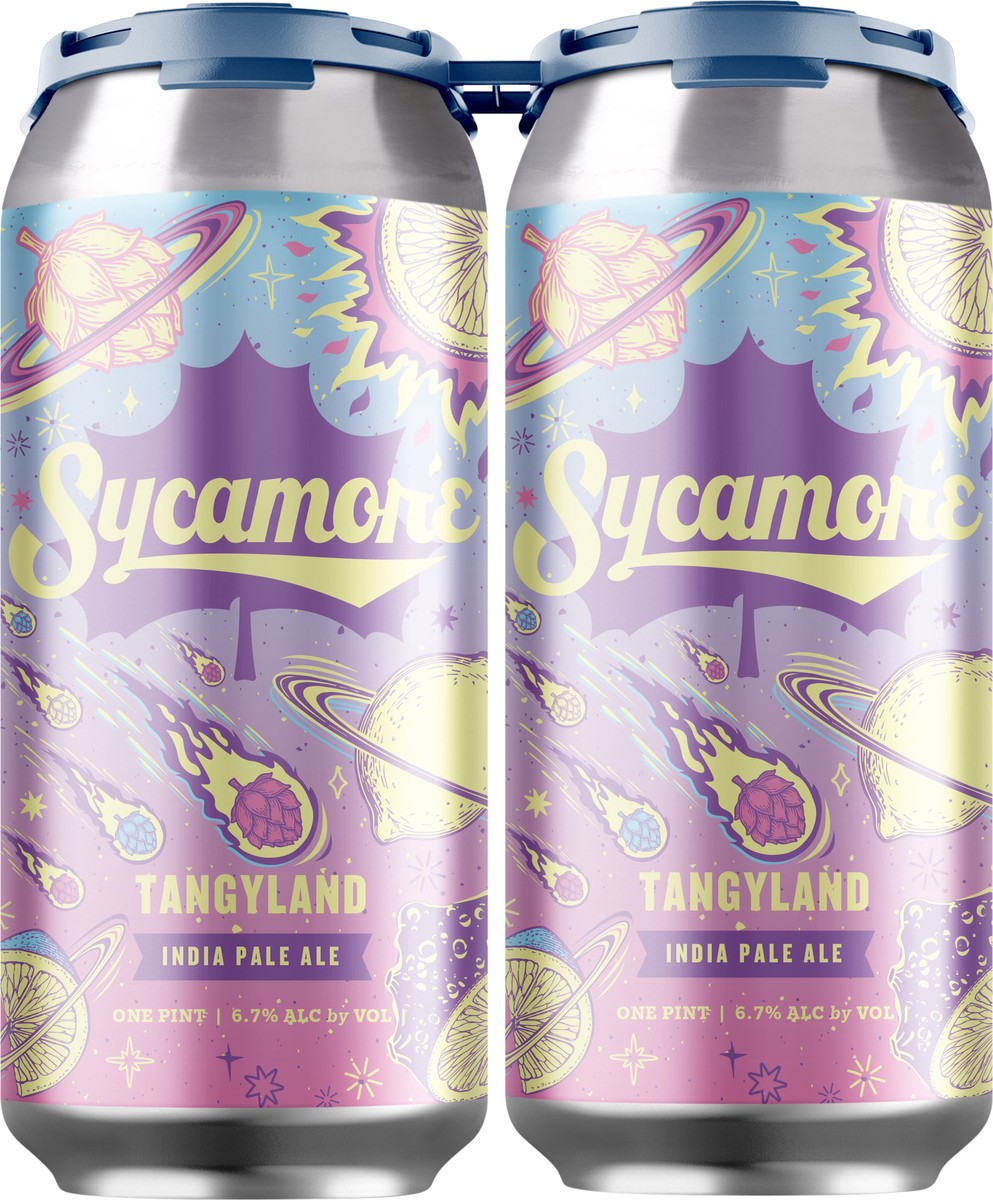 slide 4 of 6, Sycamore India Pale Ale Tangyland Beer 4 - 1 pt Cans, 4 ct