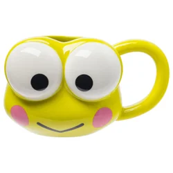 SILVER BUFFALO SB Sanrio Keroppi Ceramic 3D Sculpted Mug