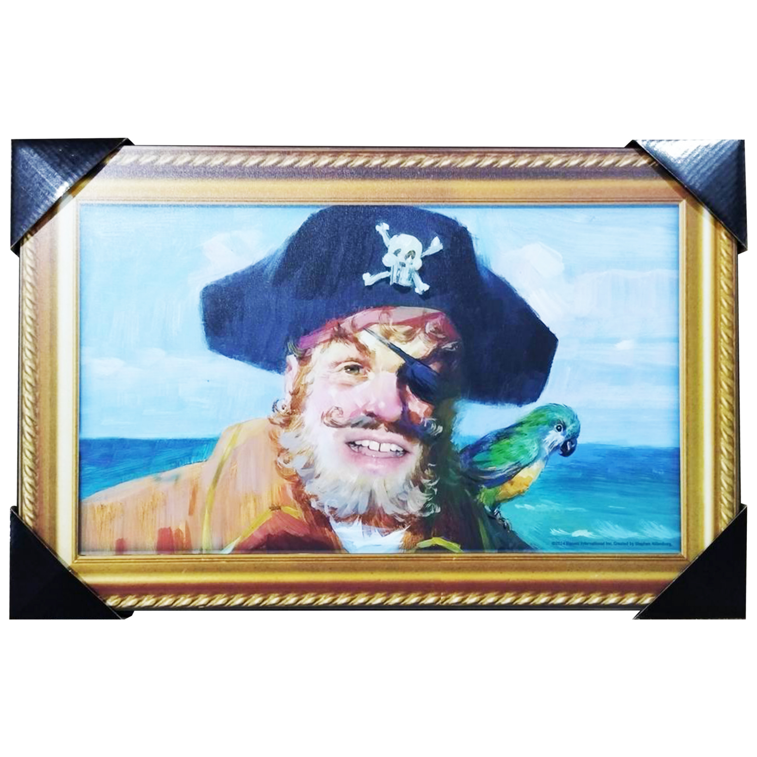 slide 1 of 1, SB Spongebob Patch MDF Wood Wall Art 13" x 19", 13 in